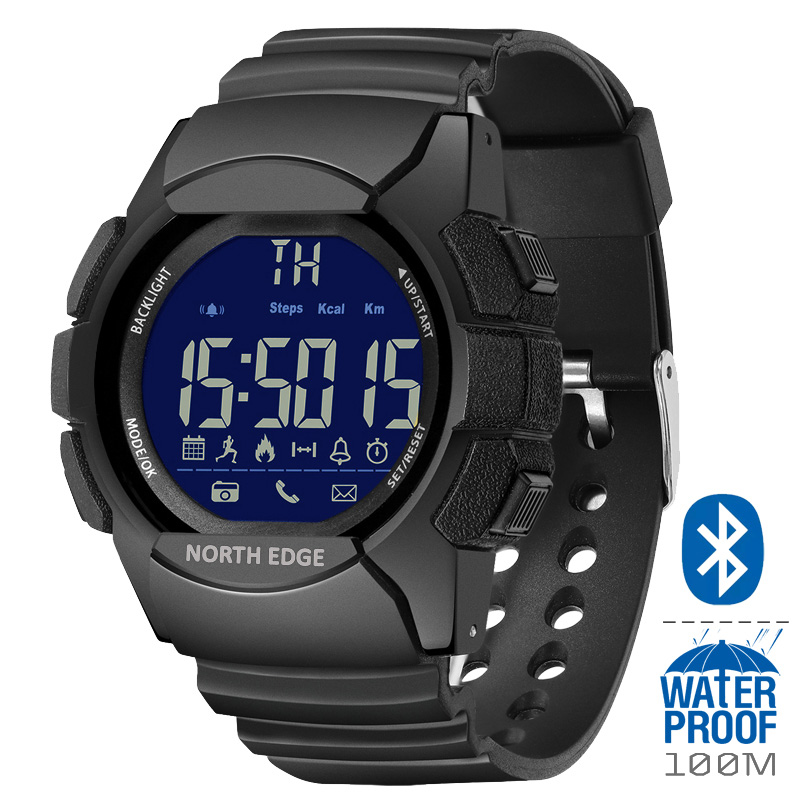 Outdoor Sport Smart Watch - NORTH EDGE AK 100M Wasserdichte Outdoor-Sportuhr