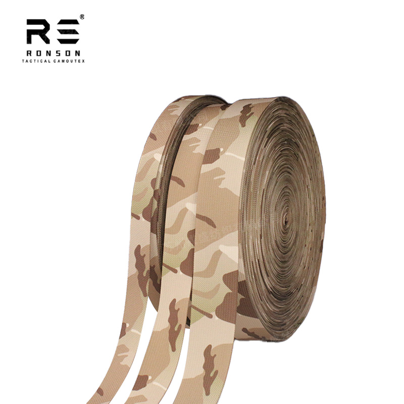 Outdoor Sport Backpack - 25/38/50 mm Sling Camouflage bedrucktes Gurtband