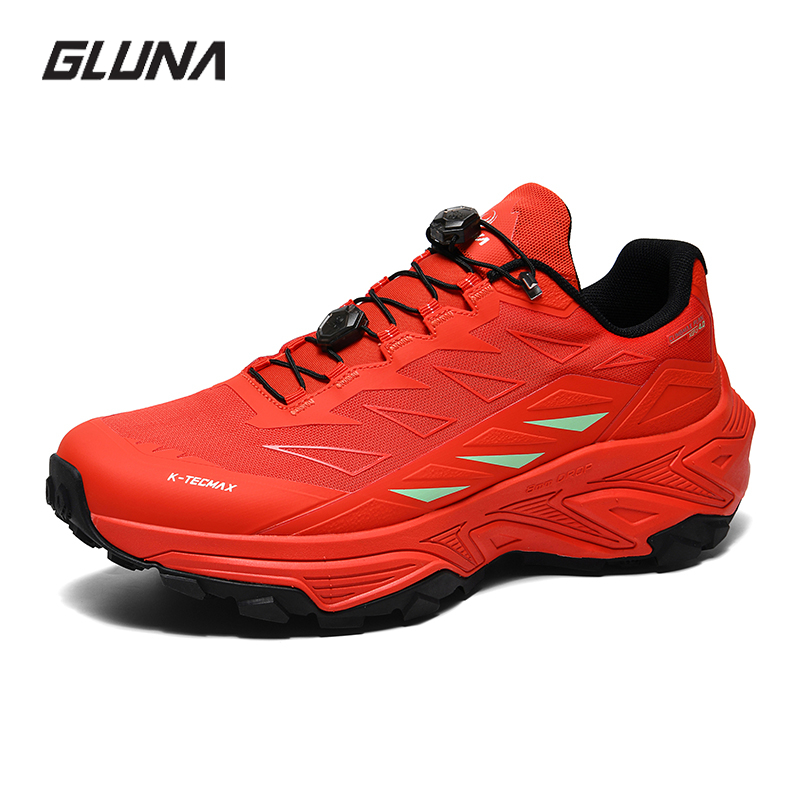 Outdoor Sport Court - GLUNA Männer Wanderschuhe Laufschuhe Leder turnschuhe