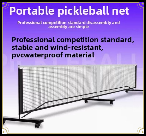 Outdoor Sports Net - Tragbares professionelles Pickleball-Netz, bewegliches Sportnetz für