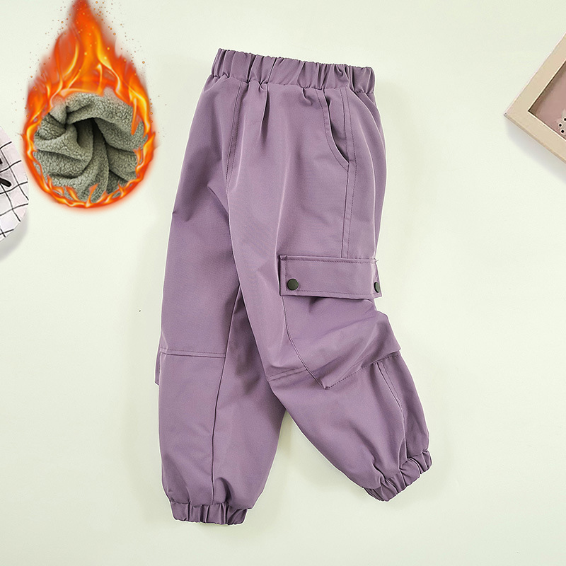 Outdoor Sport Waterproof Pants - 3-14Years Winter Teenager Mädchen Fleece Hosen