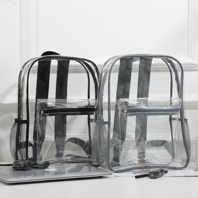 Outdoor Sport Backpack - Bestseller Transparenter PVC Outdoor-Sport-Fitness-Rucksack Lässiger Reise-Sichtrucksack