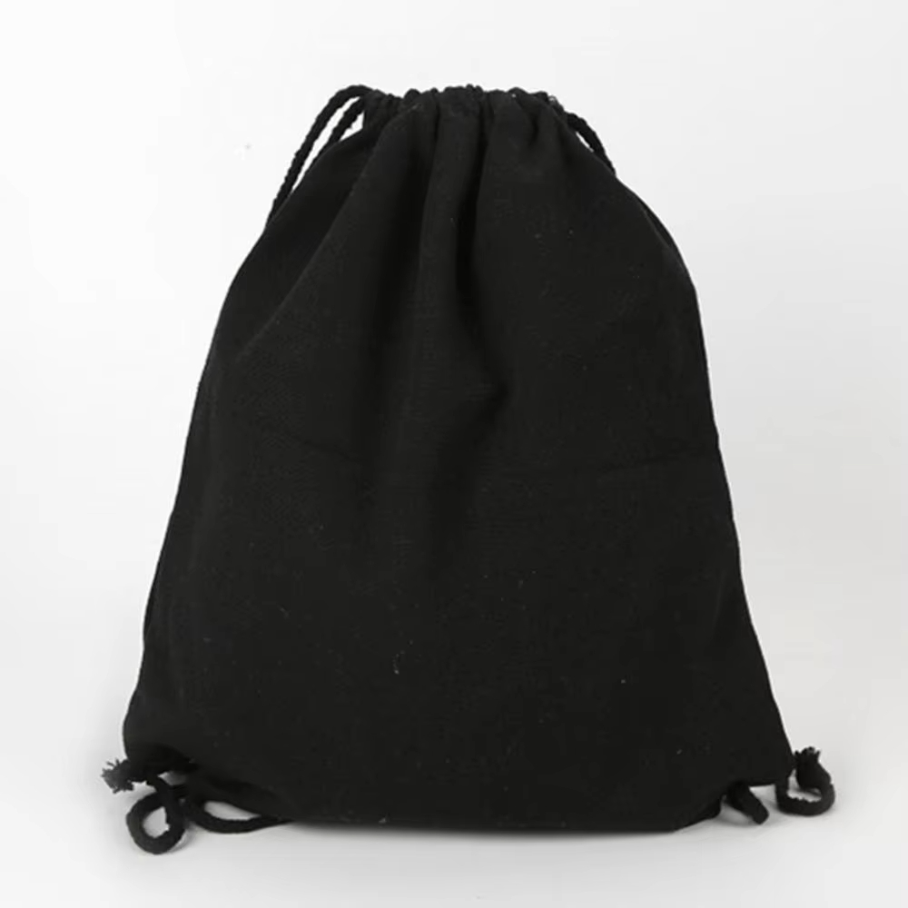 Outdoor Sport Backpack - Canvas-Tasche mit Kordelzug, Schultertasche, Einkaufstasche, Studentenrucksack,