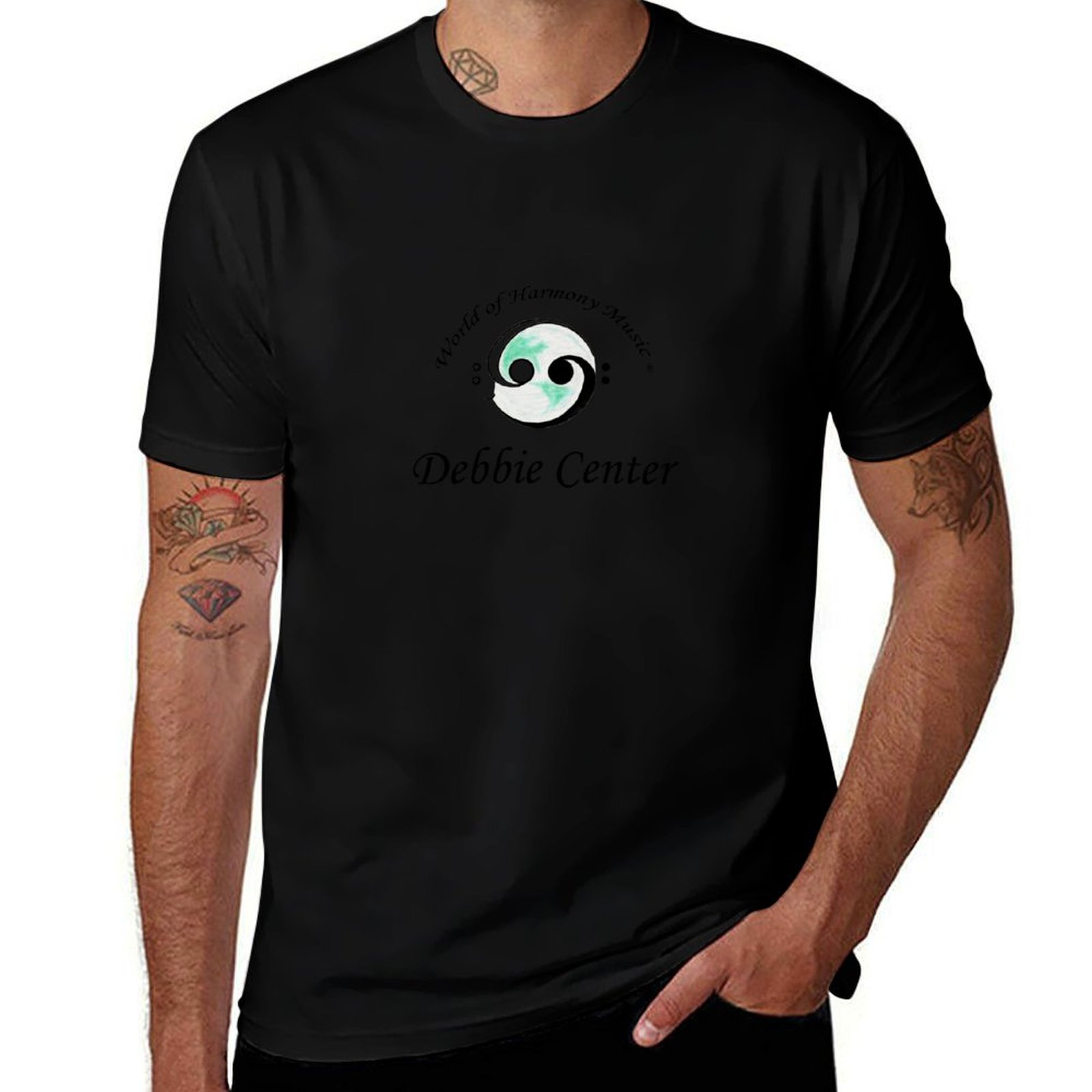 Outdoor Sports Center - Debbie Center Logo mit schwarzem Text