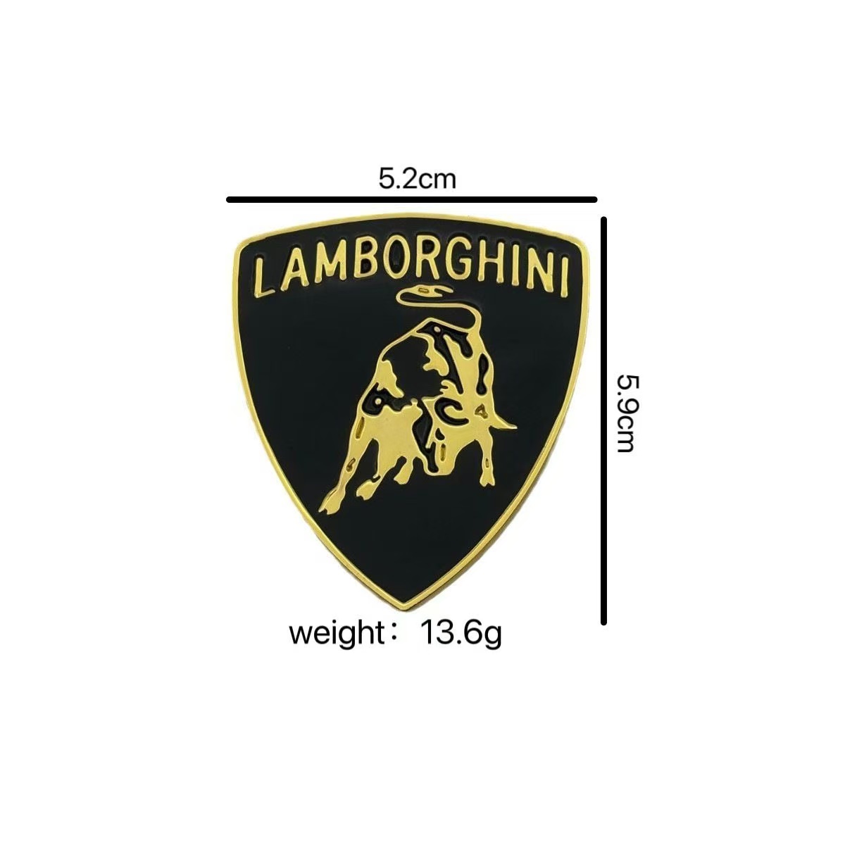 Outdoor Sport Logo - Metall-Auto-Logo-Motorrad-Aufkleber, Seitenfenster-Etikett, Sportaufkleber für Lamborghini Urus
