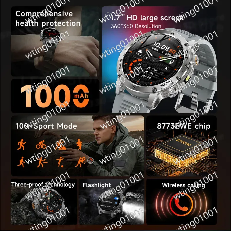 Für AK87 Smartwatch Outdoor-Ta – Outdoor Sport Smart Watch Bewertung und Preis