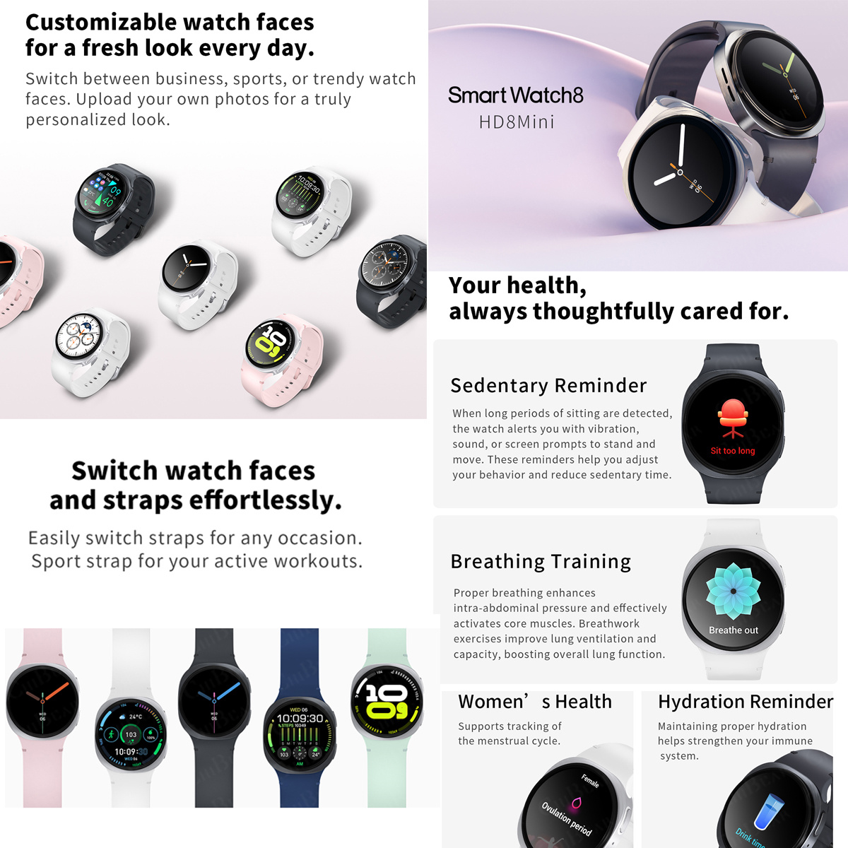 2026 Neue Smartwatches 8 Mini  – Outdoor Sport Smart Watch Bewertung und Preis