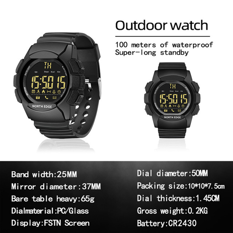 NORTH EDGE AK 100M Wasserdicht – Outdoor Sport Smart Watch Bewertung und Preis
